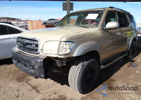 2003 Toyota Sequoia Sr5 V8 from USA, damaged, VIN 5TDZT34A73S159313